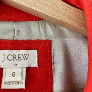 J Crew Orange Linen Blazer - size 6